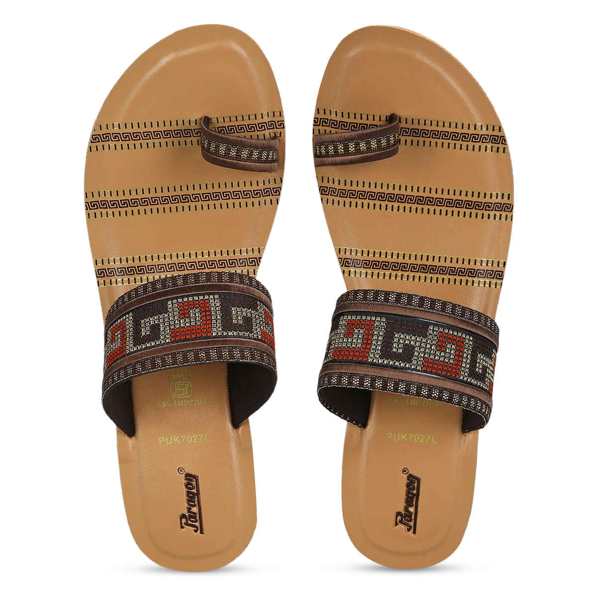 Paragon Women's Brown Pu Sandals PUK7027L UK 6