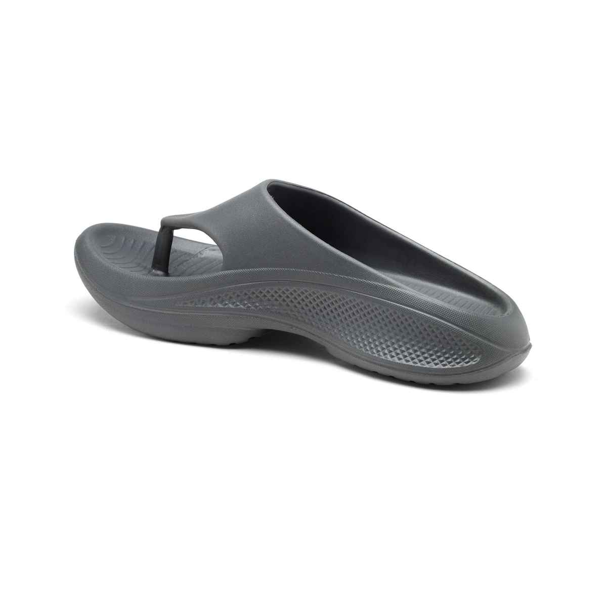 Asian Safari-01 Men Slippers Dark-Grey (Size-8)
