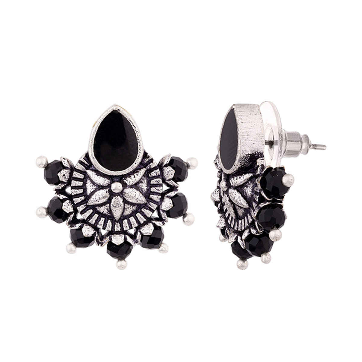 Voylla Nayantara Petals Motif Stud Earrings