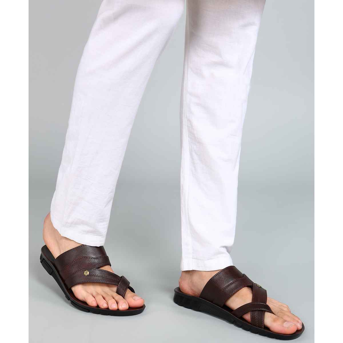 Paragon Men's Brown Pu Sandals PUK2237G UK 6