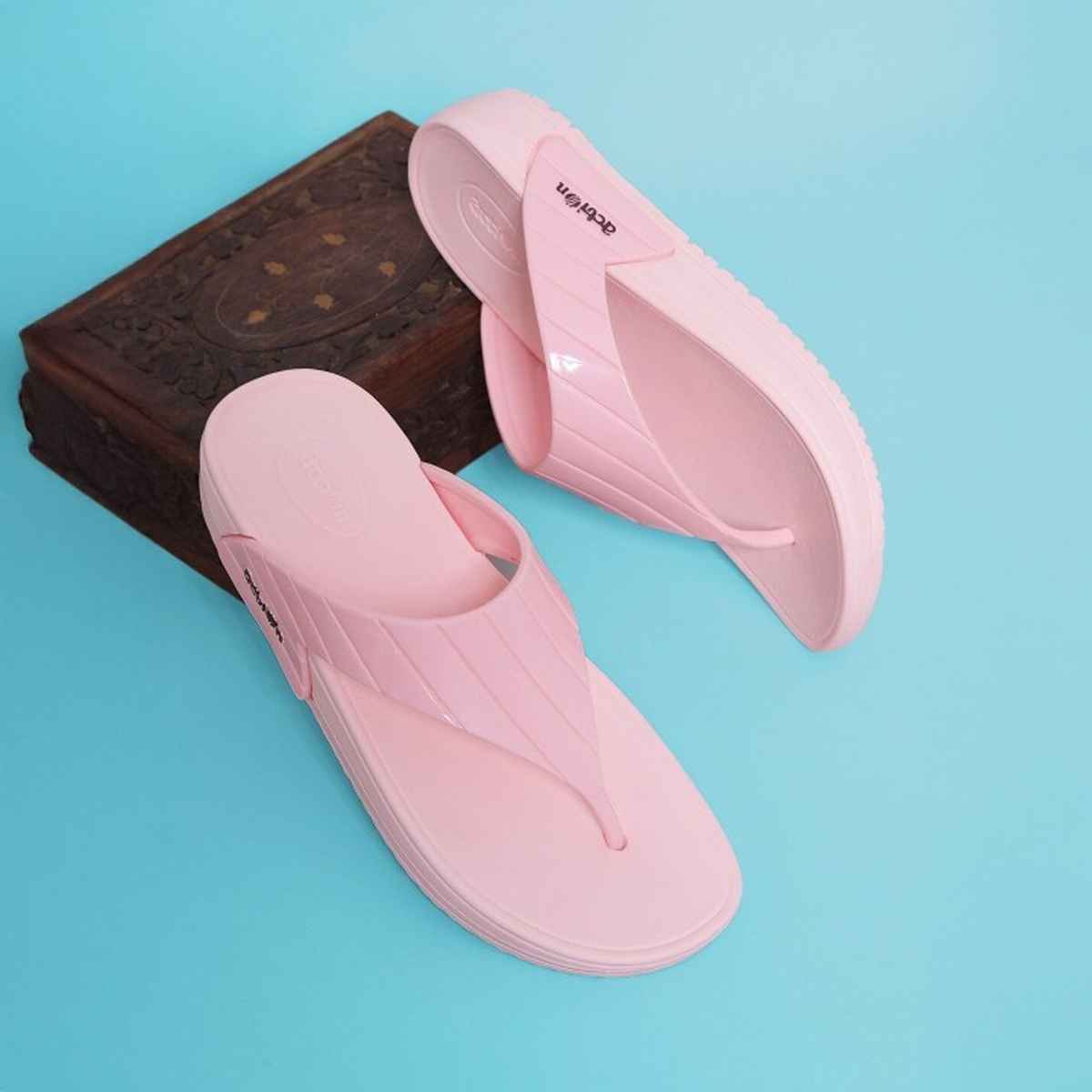 Action Eva Flotter Womens Slippers | Uk | 5 | Vanilla