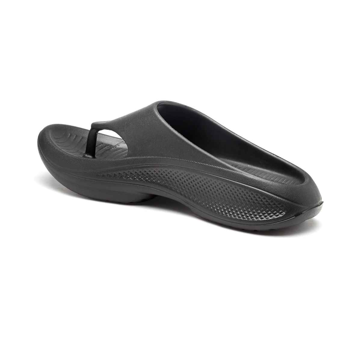 Asian Safari-01 Men Slippers Black (Size-7)