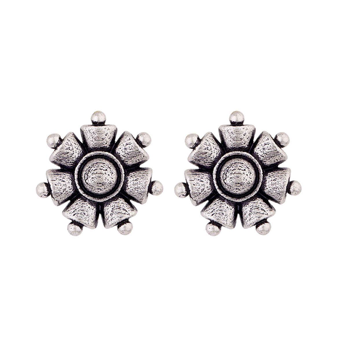 Voylla Nayantara Floral Motif Stud Earrings