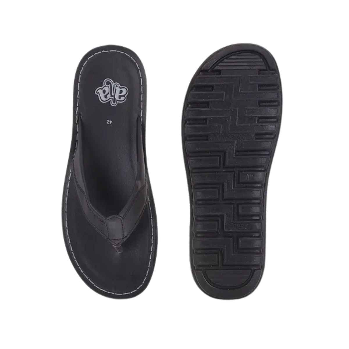 Liberty Apparel Men's A-HA Charge Thong | Black - UK 10 | EU 44