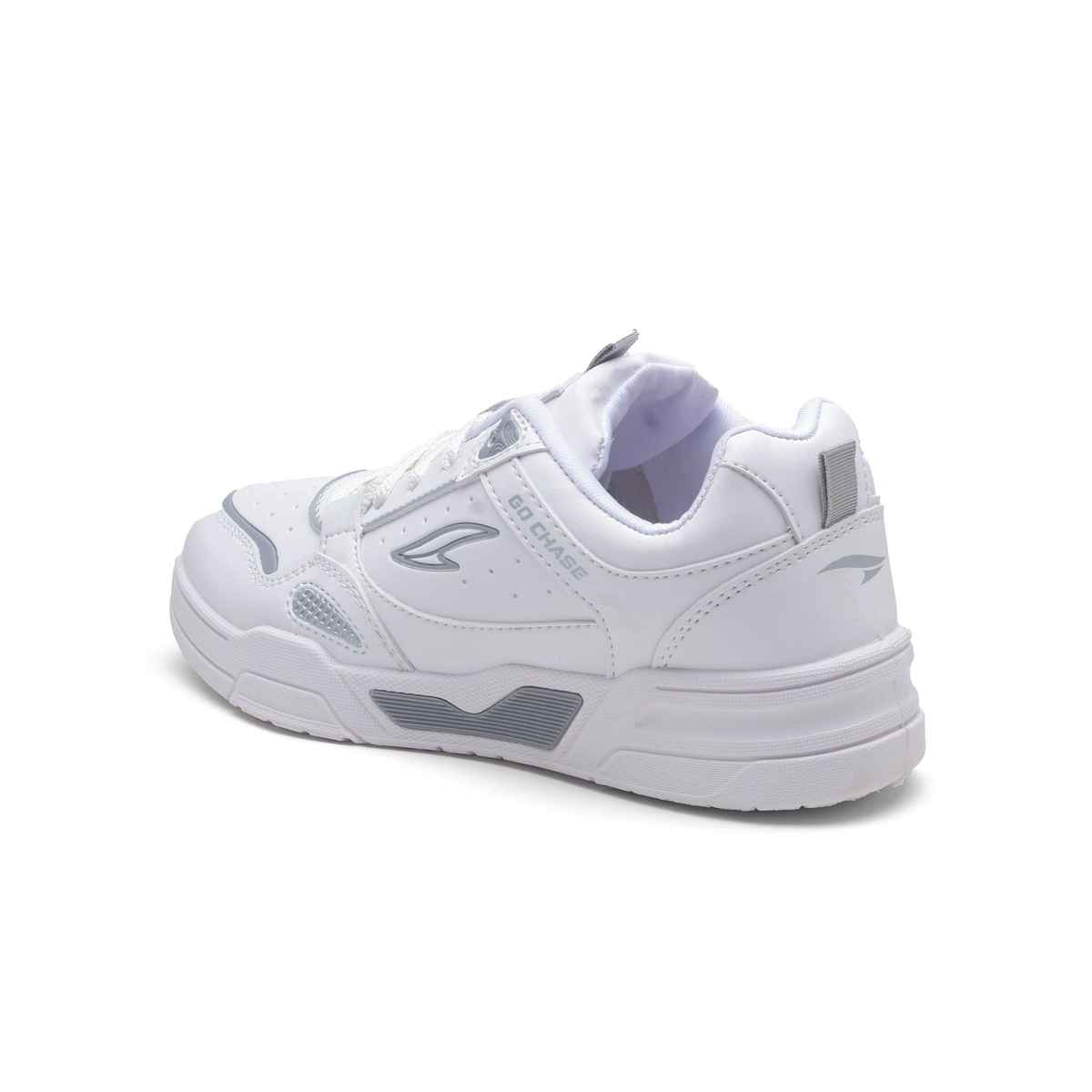 Asian Men's Casual Sneakers | Tango-01 | White and Light Grey - UK 6