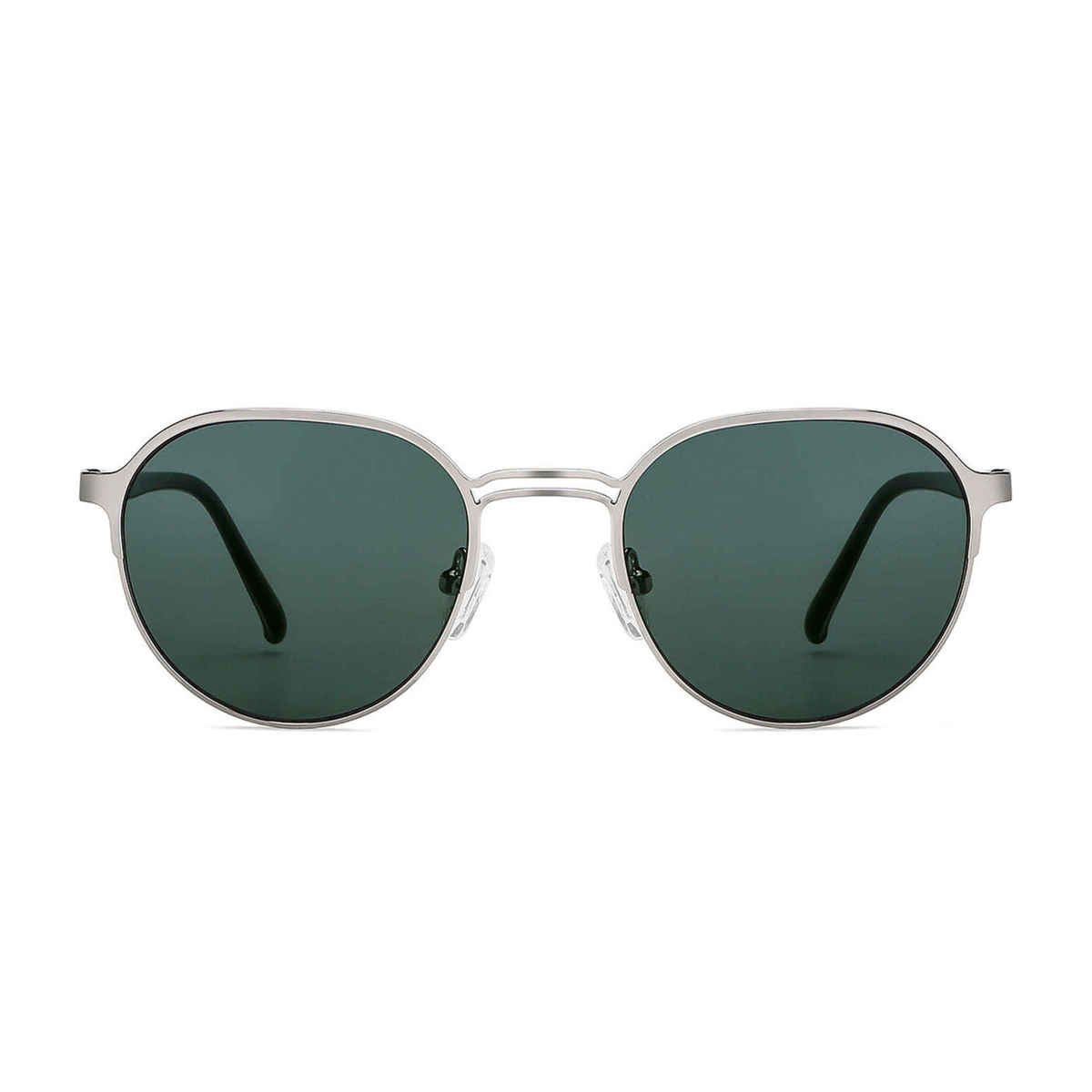 John Jacobs By Lenskart | Premium Polarized Sunglasses | Unisex | Round | Medium-133mm | Green