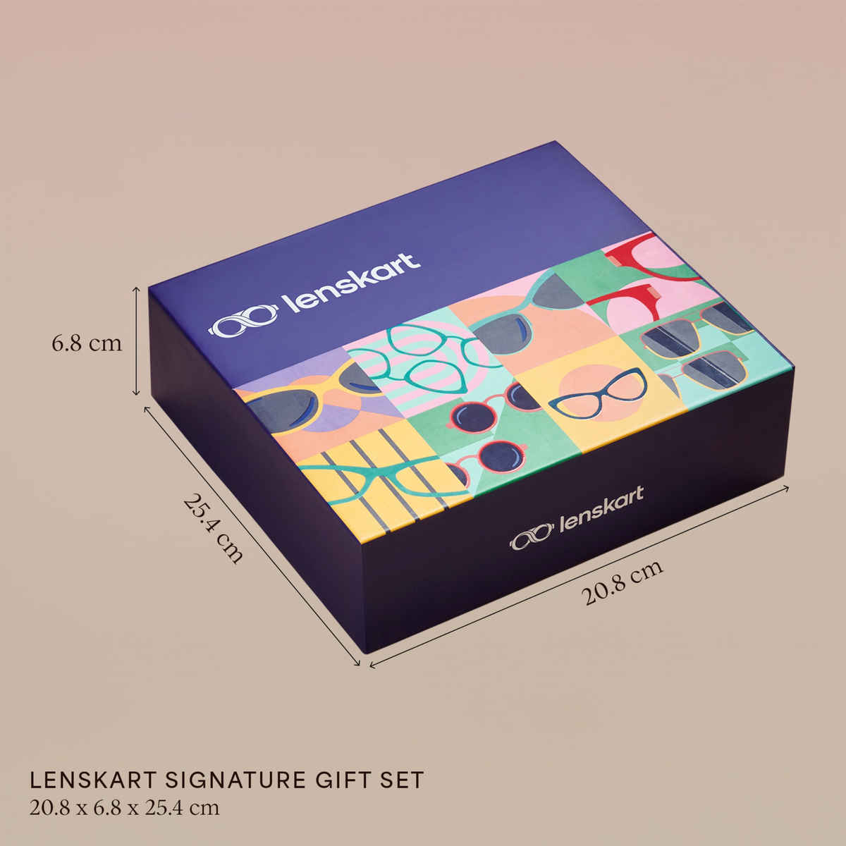 Lenskart Gift Box- (Sunglasses,Lens Cleaner, Cleaning Cloth, Carry Pouch)