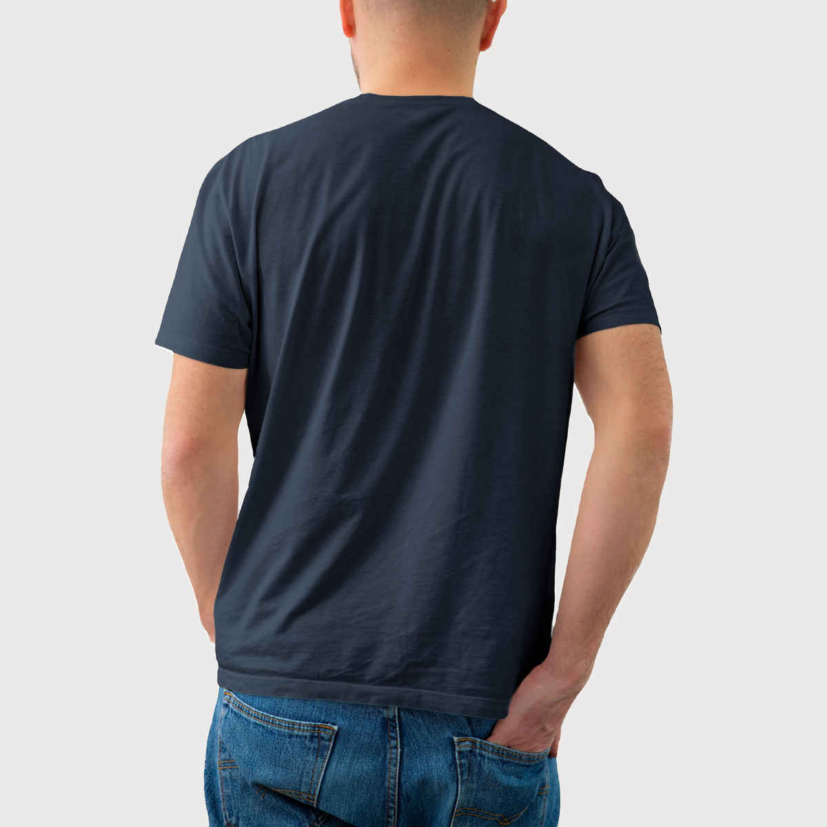 Bonorganik Men's Hakuna Matata Graphic Printed T-shirt | Navy - XL