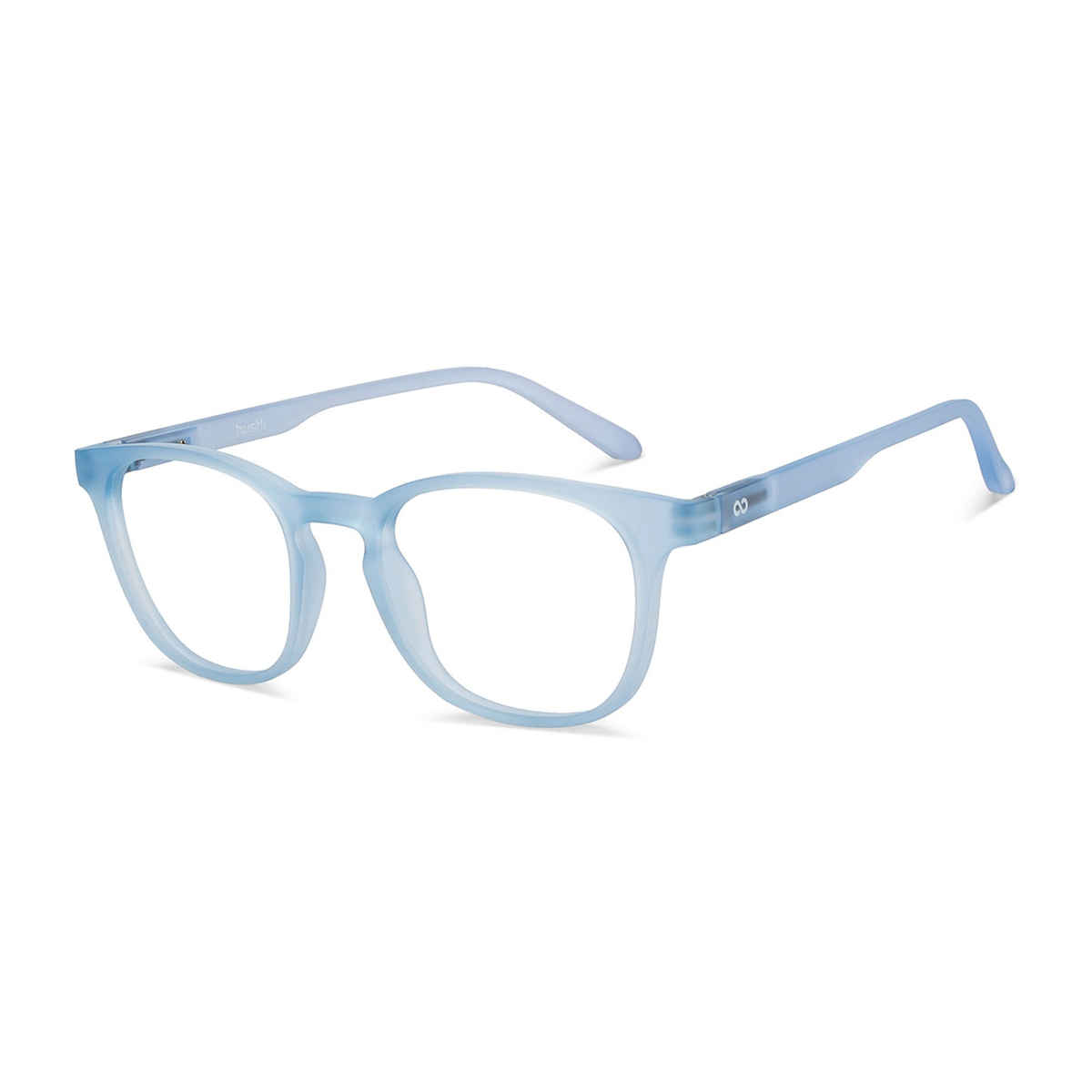 Lenskart Hustlr Unisex Solid Plastic Computer Glasses | Blue Sky - L