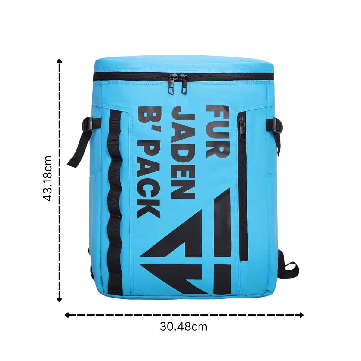 Fur Jaden Unisex Solid Polyester 25 L Laptop Backpack | Blue - 15.6 Inches