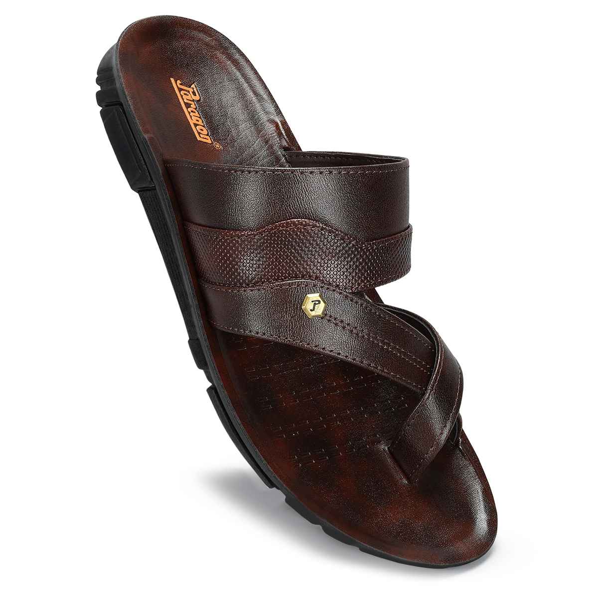 Paragon Men's Brown Pu Sandals PUK2237G UK 6