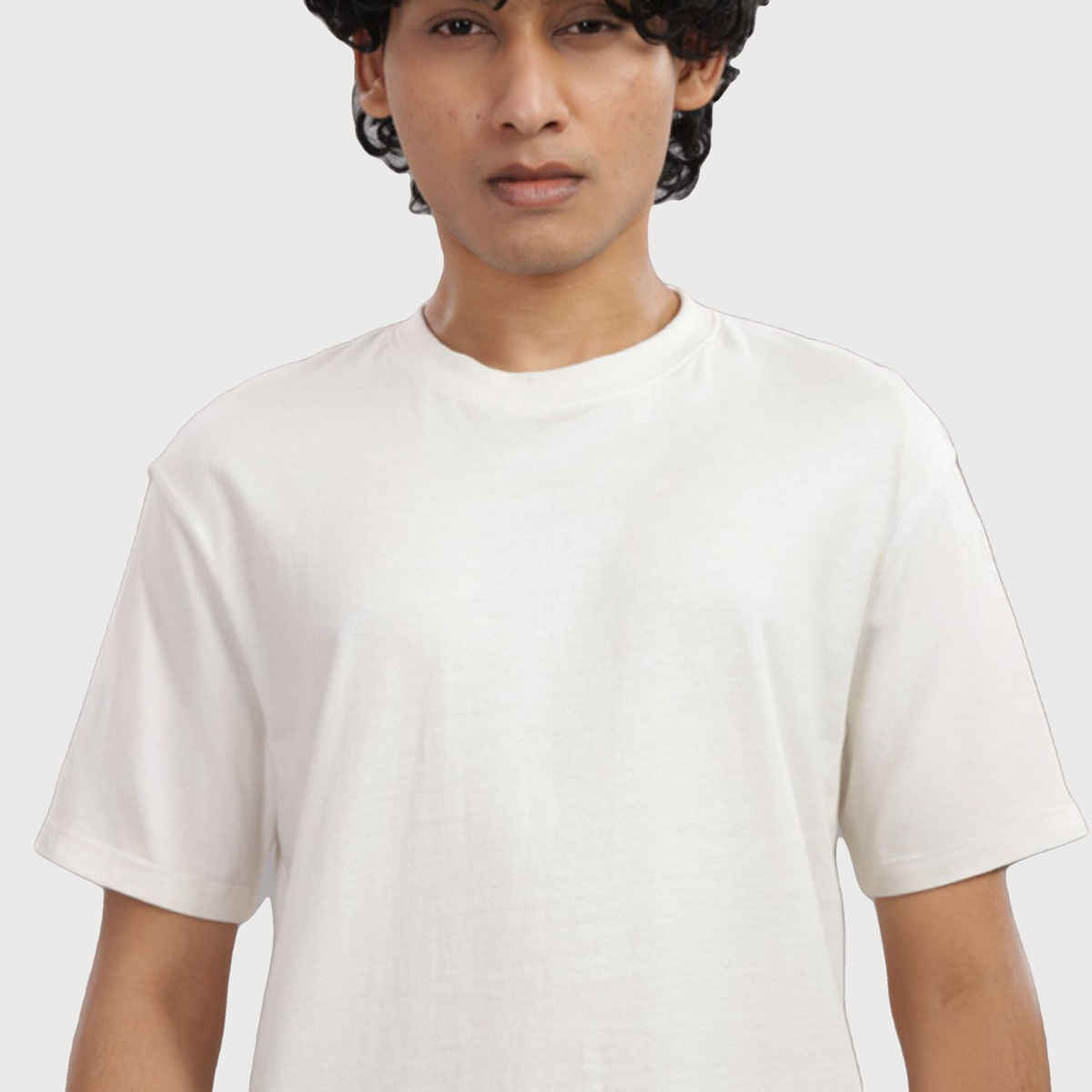 Springman Unisex Round Neck T-shirt | White - L