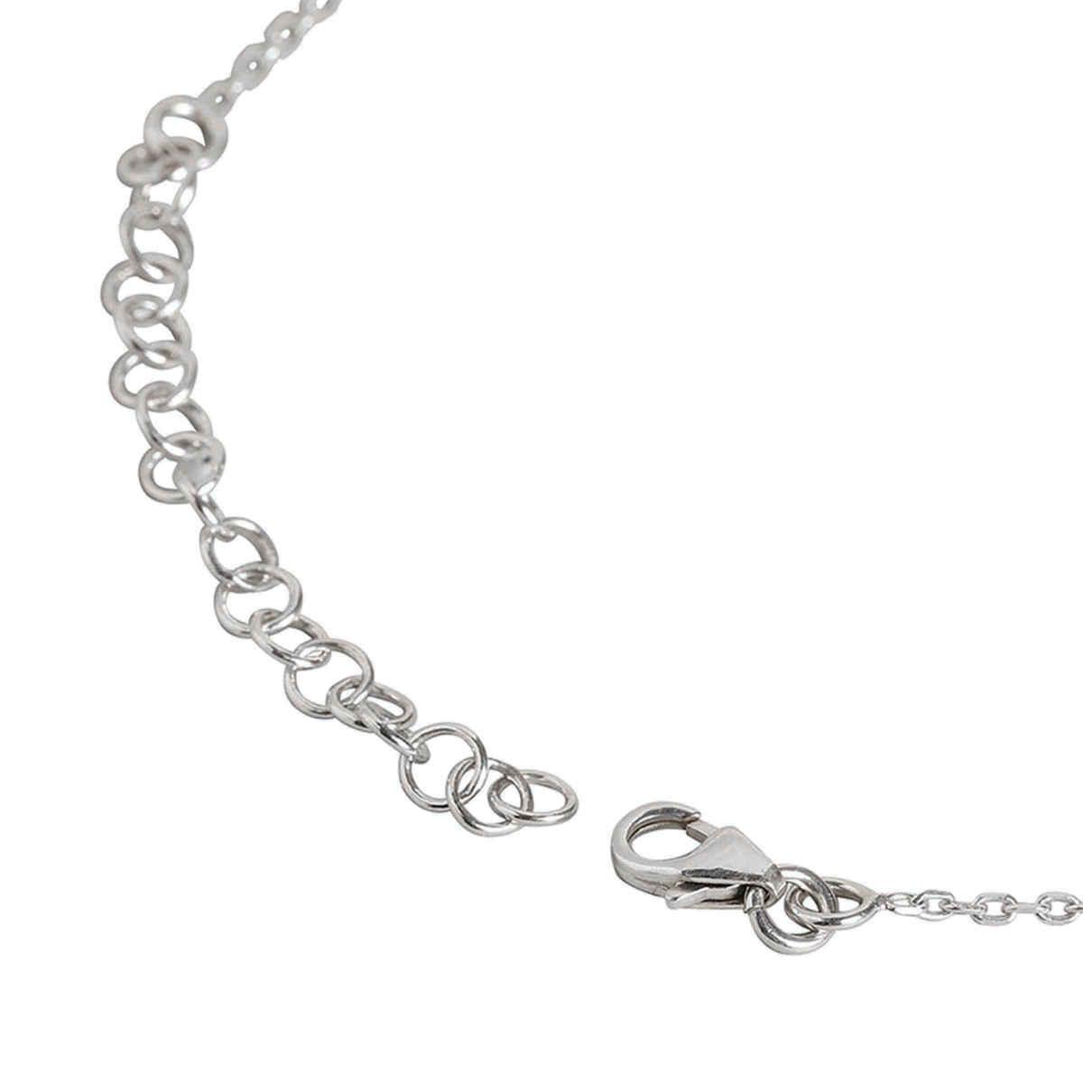 Carlton London Rhodium Plated with CZ Necklace and Earring Set | FJS3472