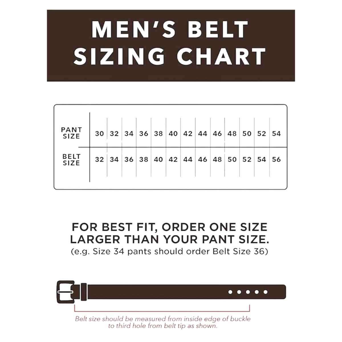 Wildhorn Men's Textured Leather Belt | Brown - Free Size