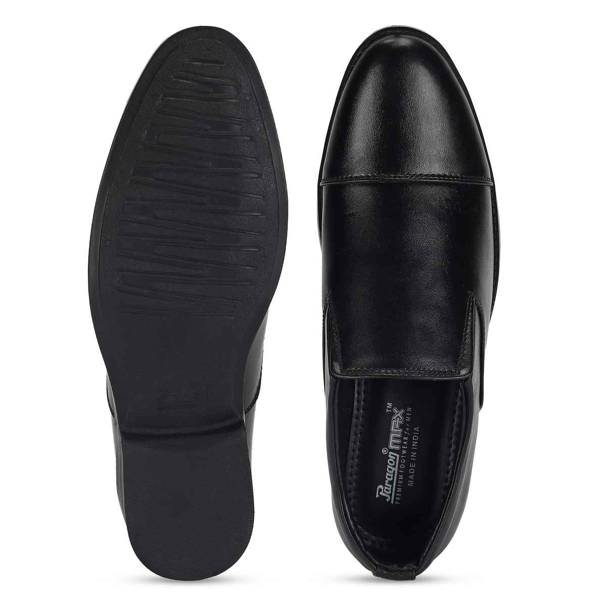 Paragon Men's Black Pvc Formal Shoes K11241G UK 7