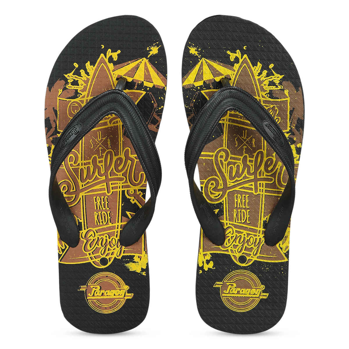 Paragon Men's Yellow Hwk Slippers HWK3719G UK 8