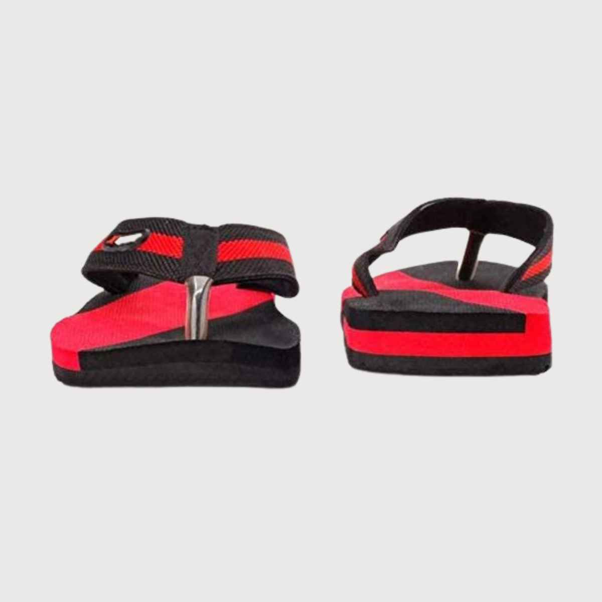 Sparx Fabricated Slipper Sfg 14 Black-Red For Men Size-10