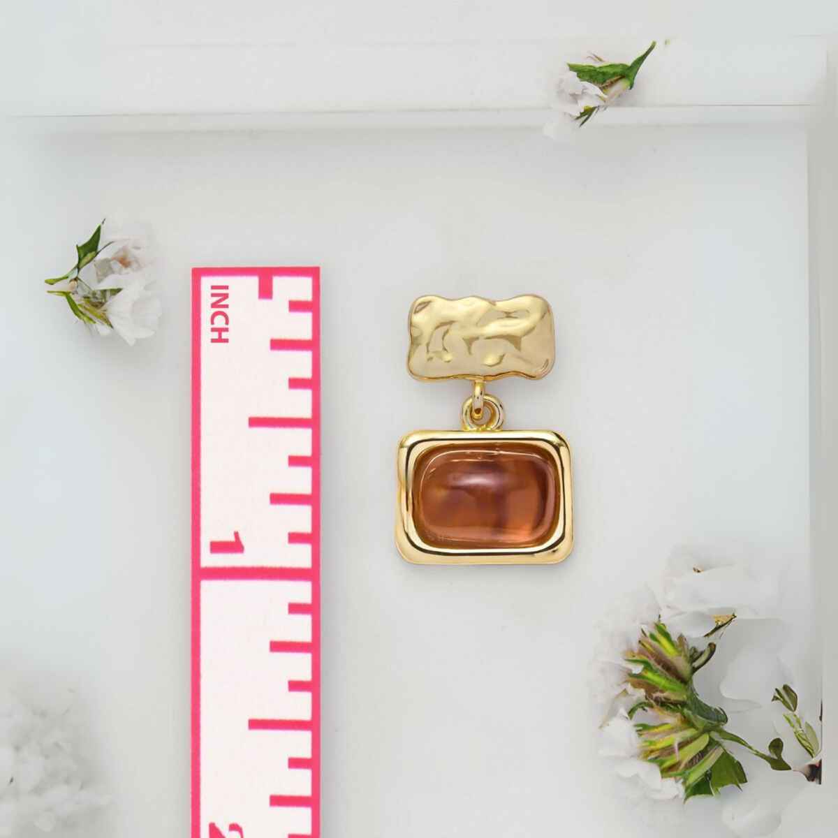 Just Lil Things Fall and Winter Brown Pin Earrings | jltz0071