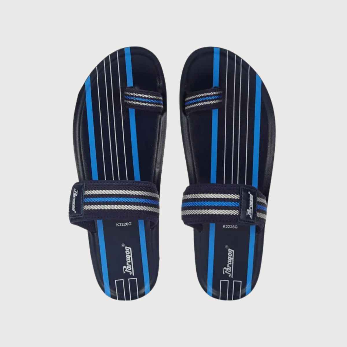 Paragon Men's Blue Pu Slippers PUK2226G UK 8