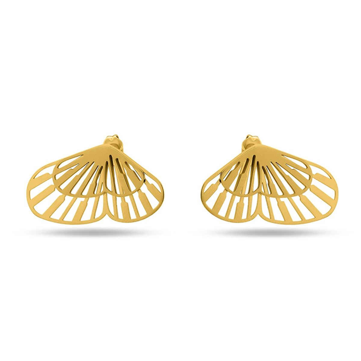 Palmonas Butterfly Wing Stud Earrings For Womens | Waterproof And Anti-Tarnish