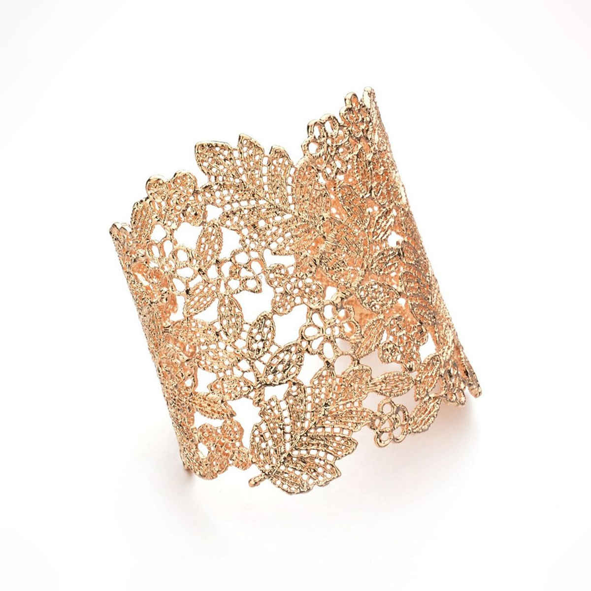 Shining Diva Fashion Gold Plated Kada Bangle Cuff Stylish Bracelet for Women & Girls | 9253b