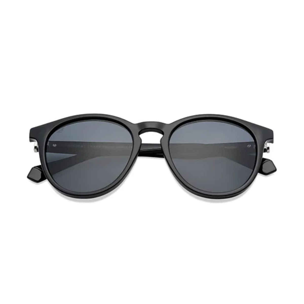 Vincent Chase By Lenskart Unisex Metal Round Sunglasses | Black - M