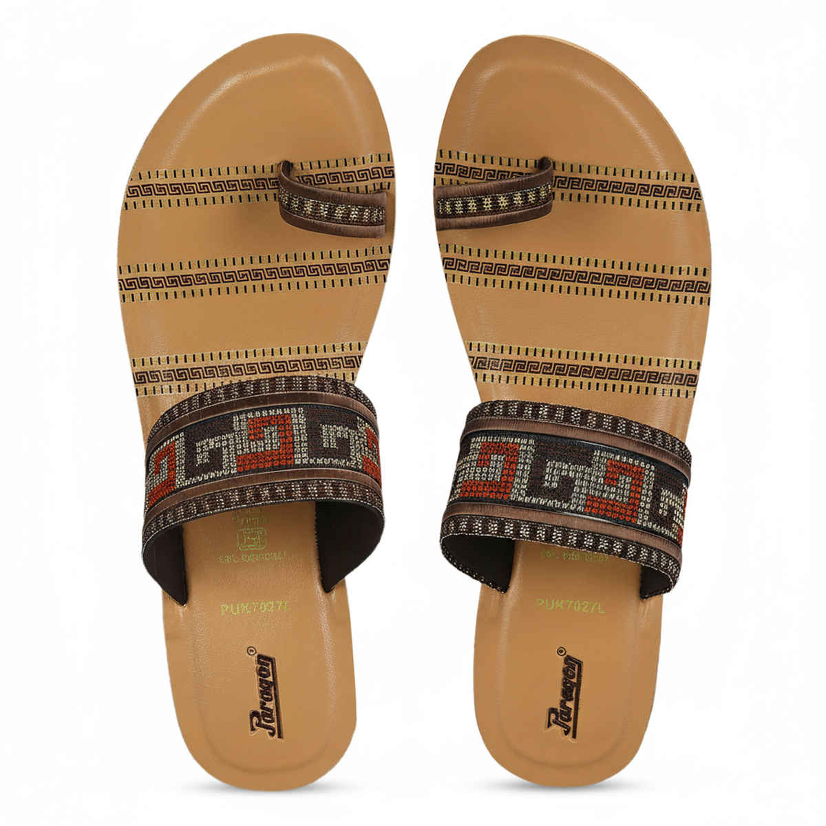 Paragon Women's Brown Pu Sandals PUK7027L UK 4