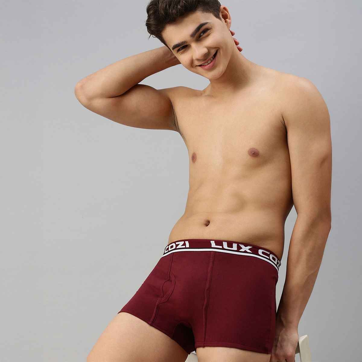 Lux Cozi Men's Solid Trunk | Assorted | 95 cm