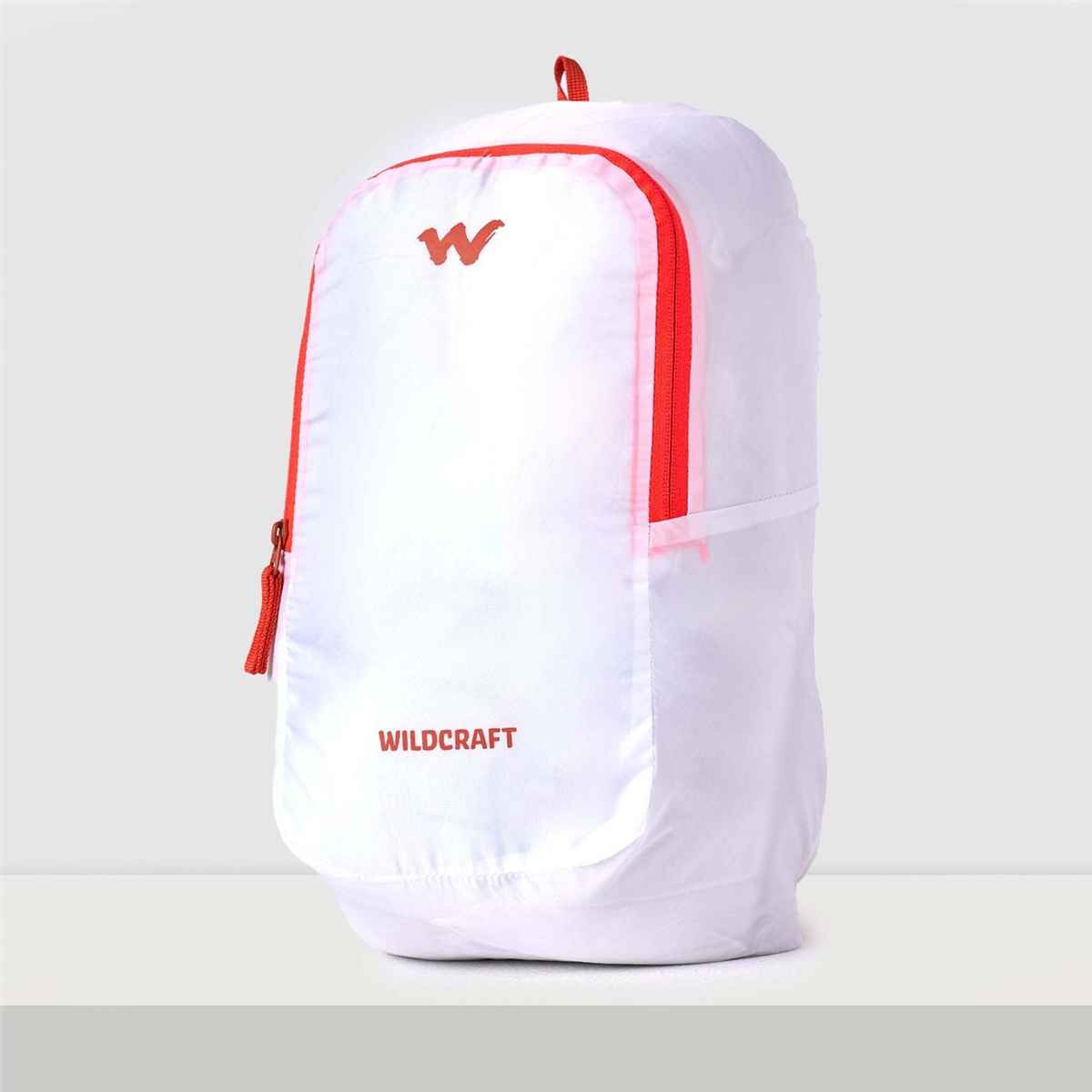 Wildcraft Unisex Polyester 15 L Backpack | Orange and Grey