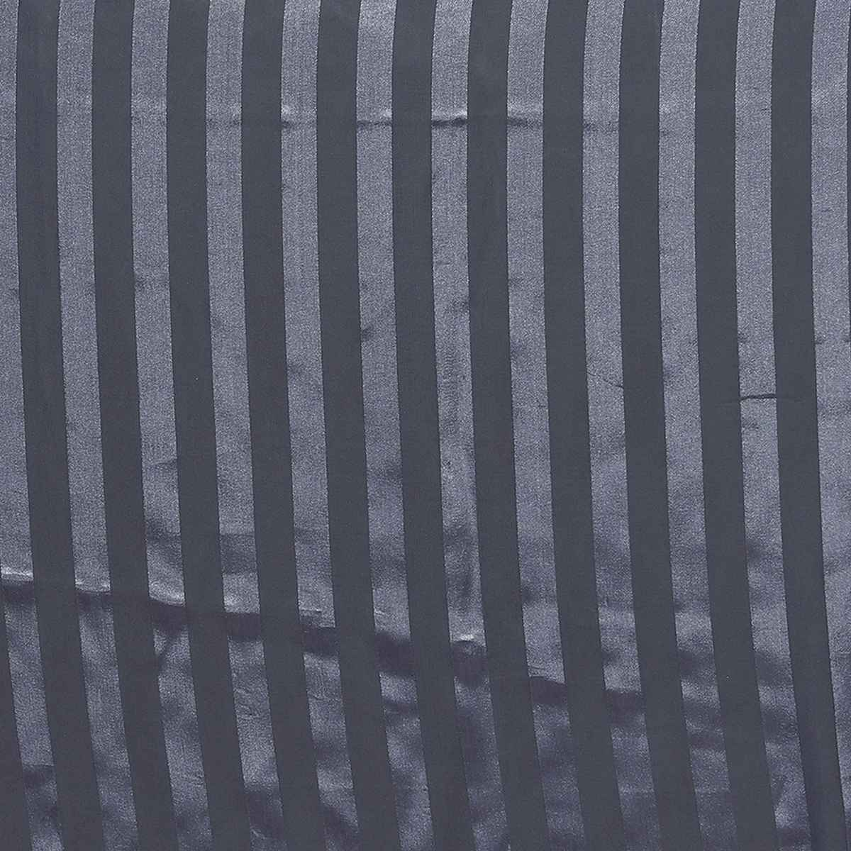 Anand Saree Women's Embellished | Striped | Self Design Bollywood Satin Saree | Grey