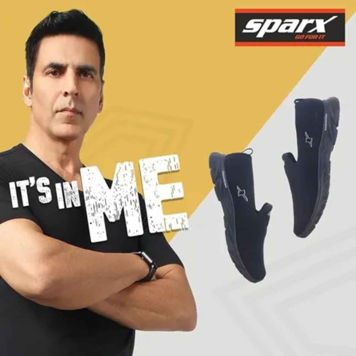 Sparx Sports Shoe SM-675 Black For Men - 6