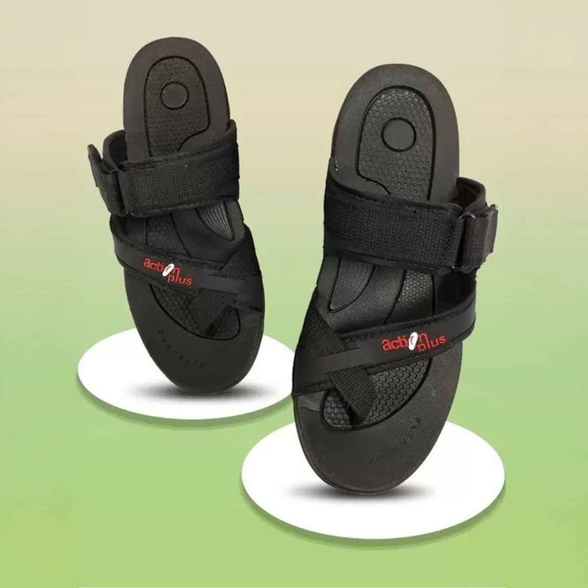 Action Eva Flotter Mens Sandal | Uk | 9 | Black