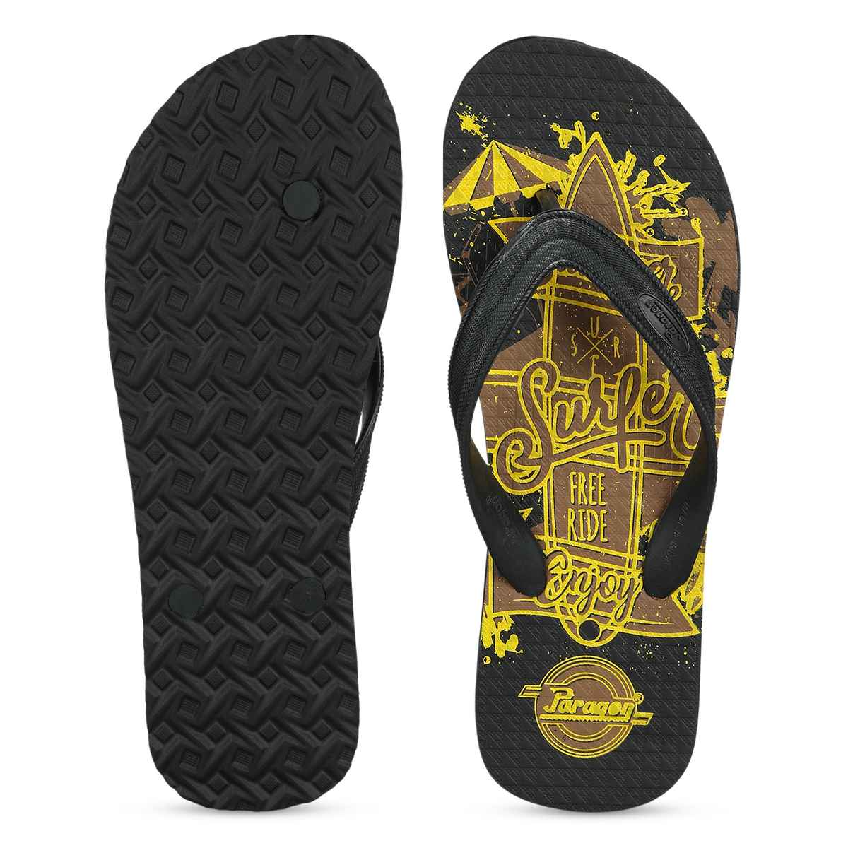 Paragon Men's Yellow Hwk Slippers HWK3719G UK 6