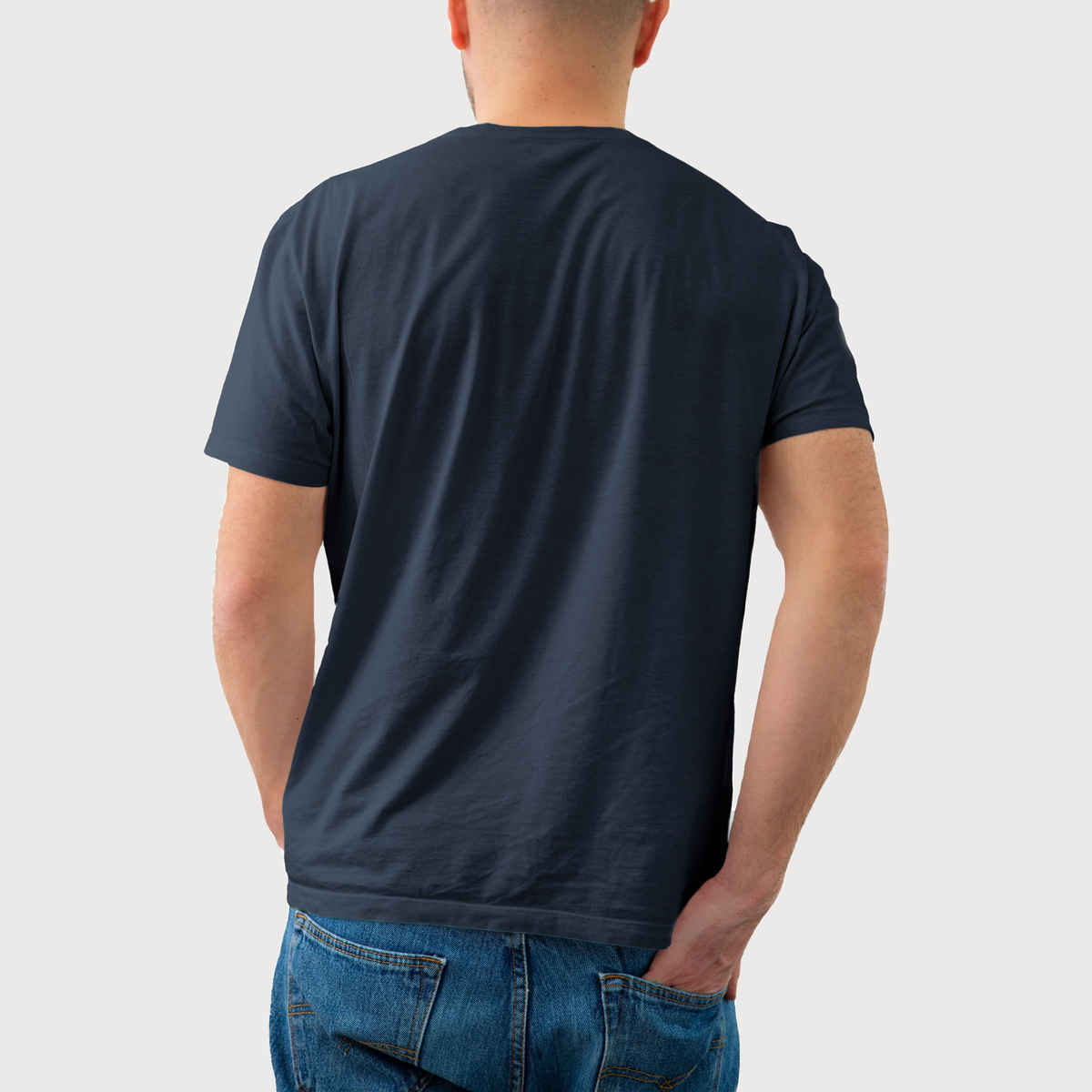 Bonorganik Men's Hakuna Matata Graphic Printed T-shirt | Navy - M