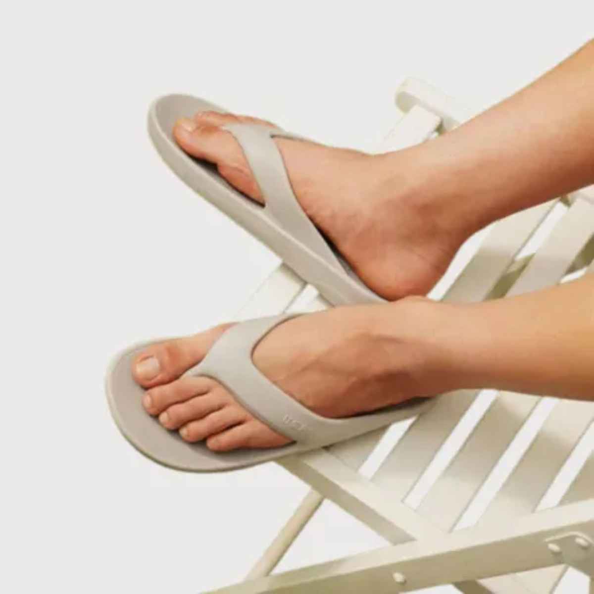 U.S. Polo Assn. | Men Axel 2.0 Solid Flip Flop | Grey | UK 6