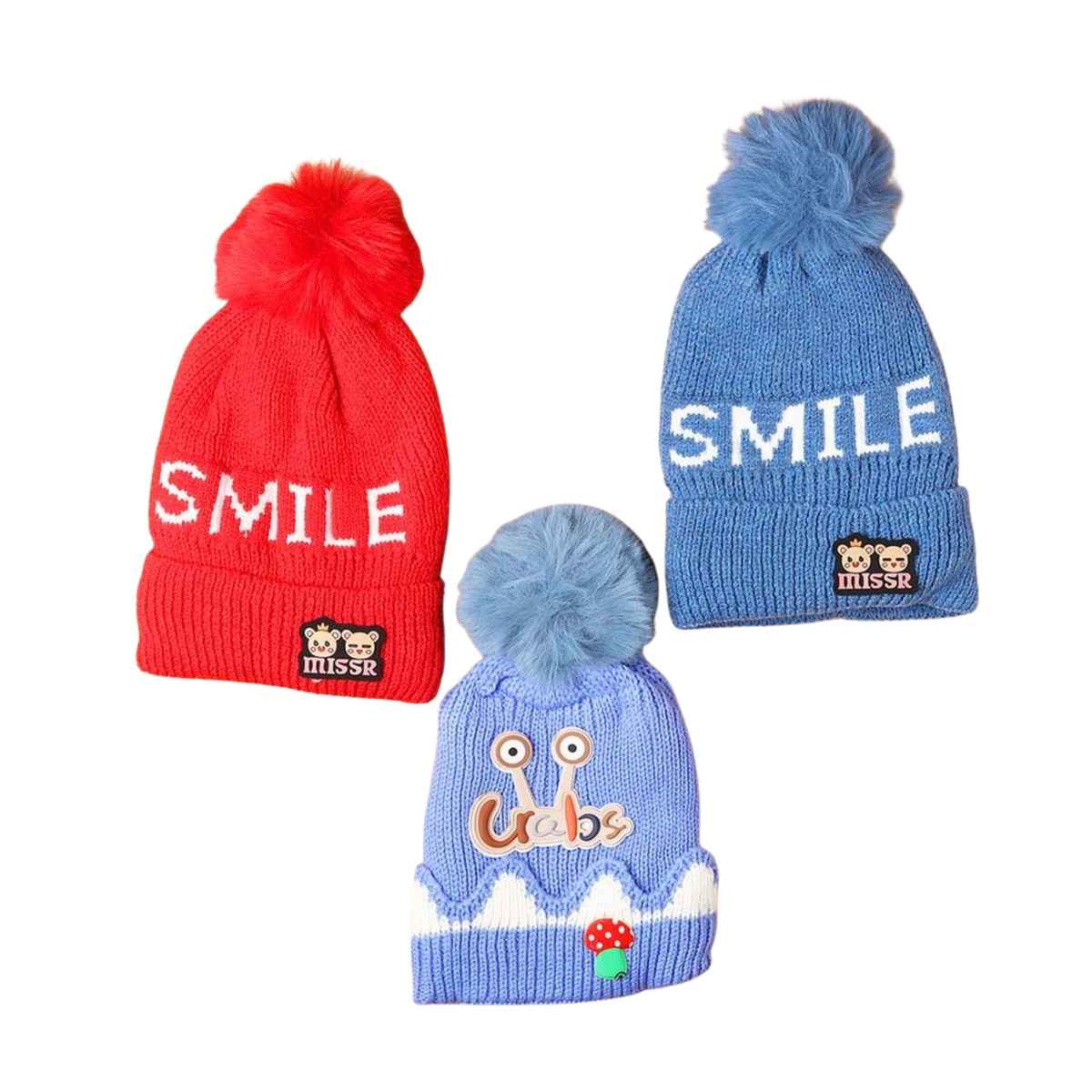 Englo Unisex Solid Wool Winter Cap | Assorted - Free Size