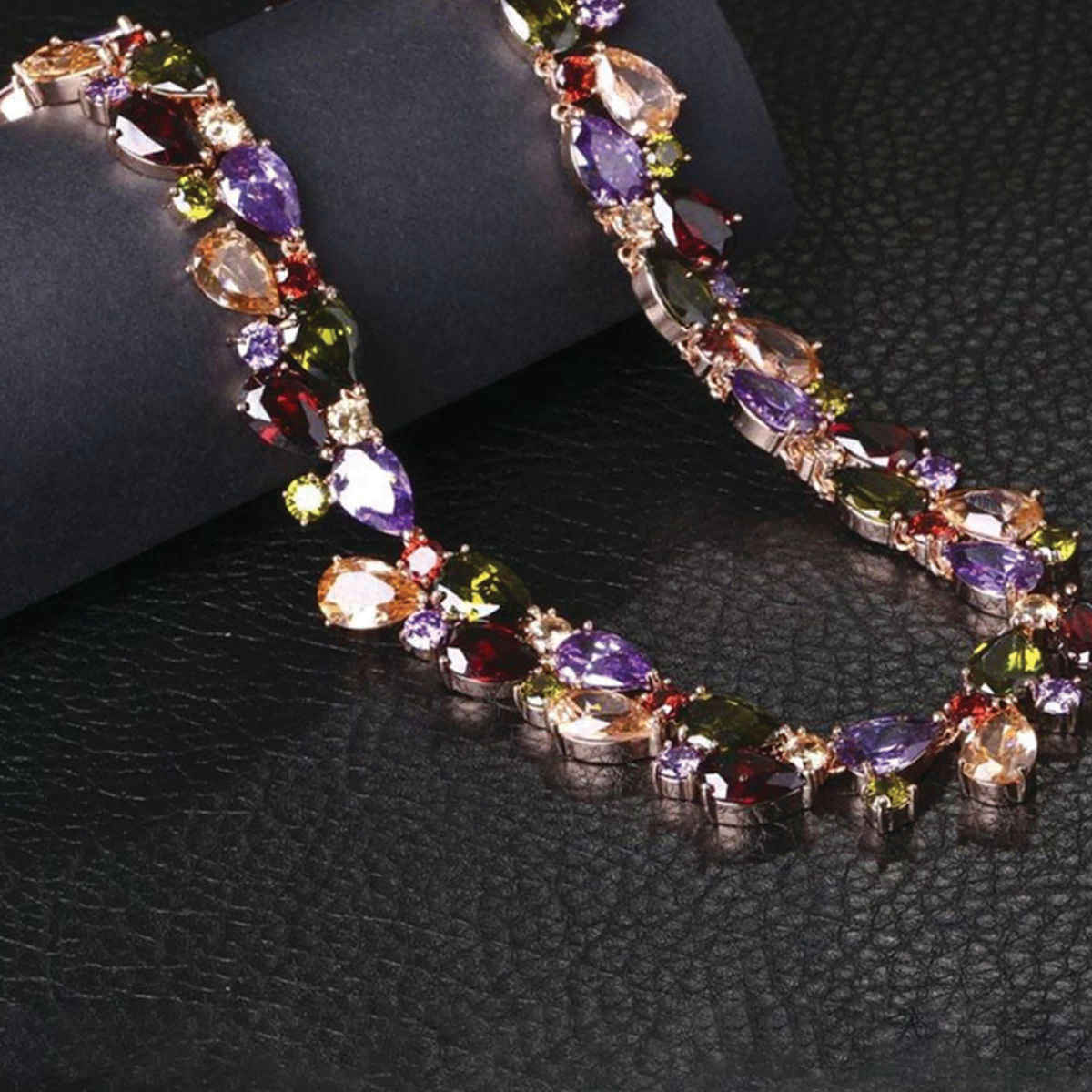 Youbella Aaa Swiss Zircon Necklace Jewellery For Women And Girls(Ybnk - 5626)