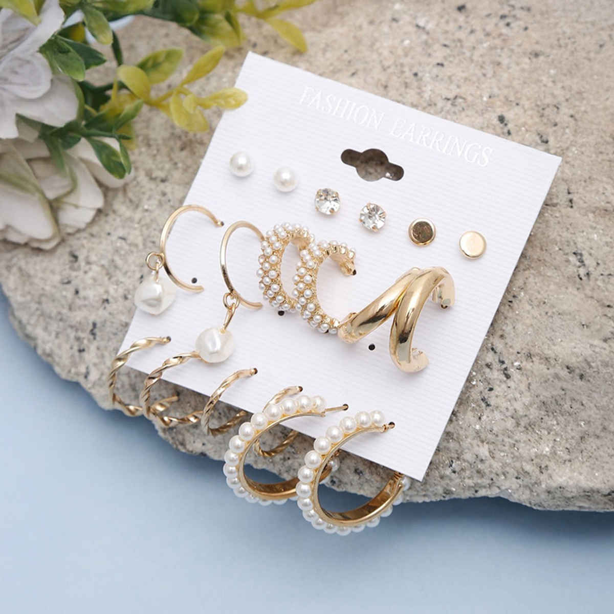 YouBella Jewellery Celebrity Inspired Gold Plated Earrings Combo for Girls and Women (YBEAR - 32901)