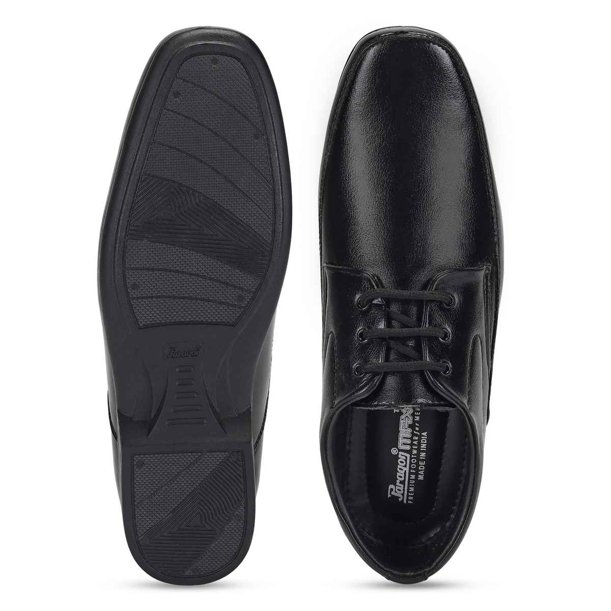 Paragon Men's Black Pvc Formal Shoes K11239G UK 7