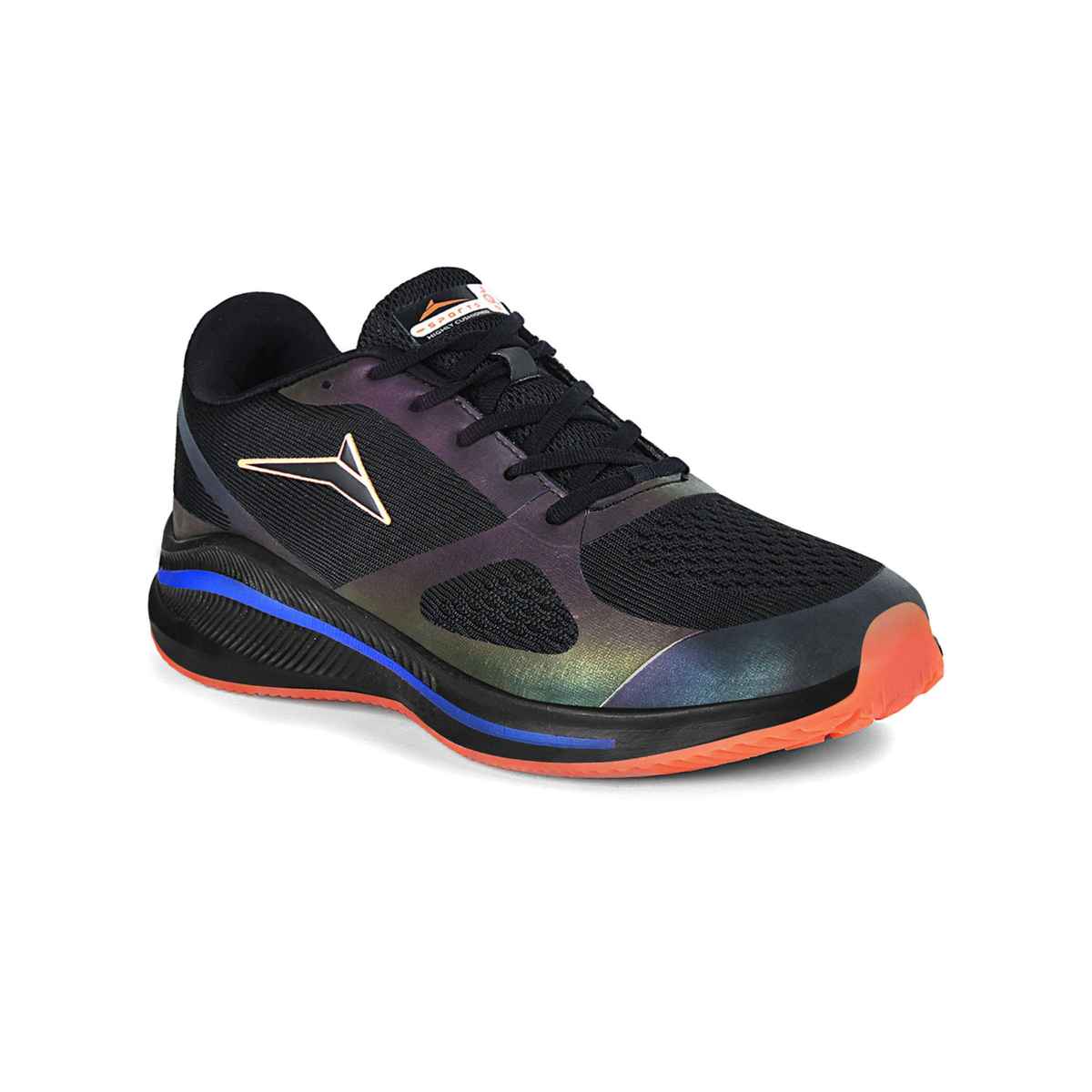 JQR GLOBAL PLUS Men Running Shoes | Black - UK 8