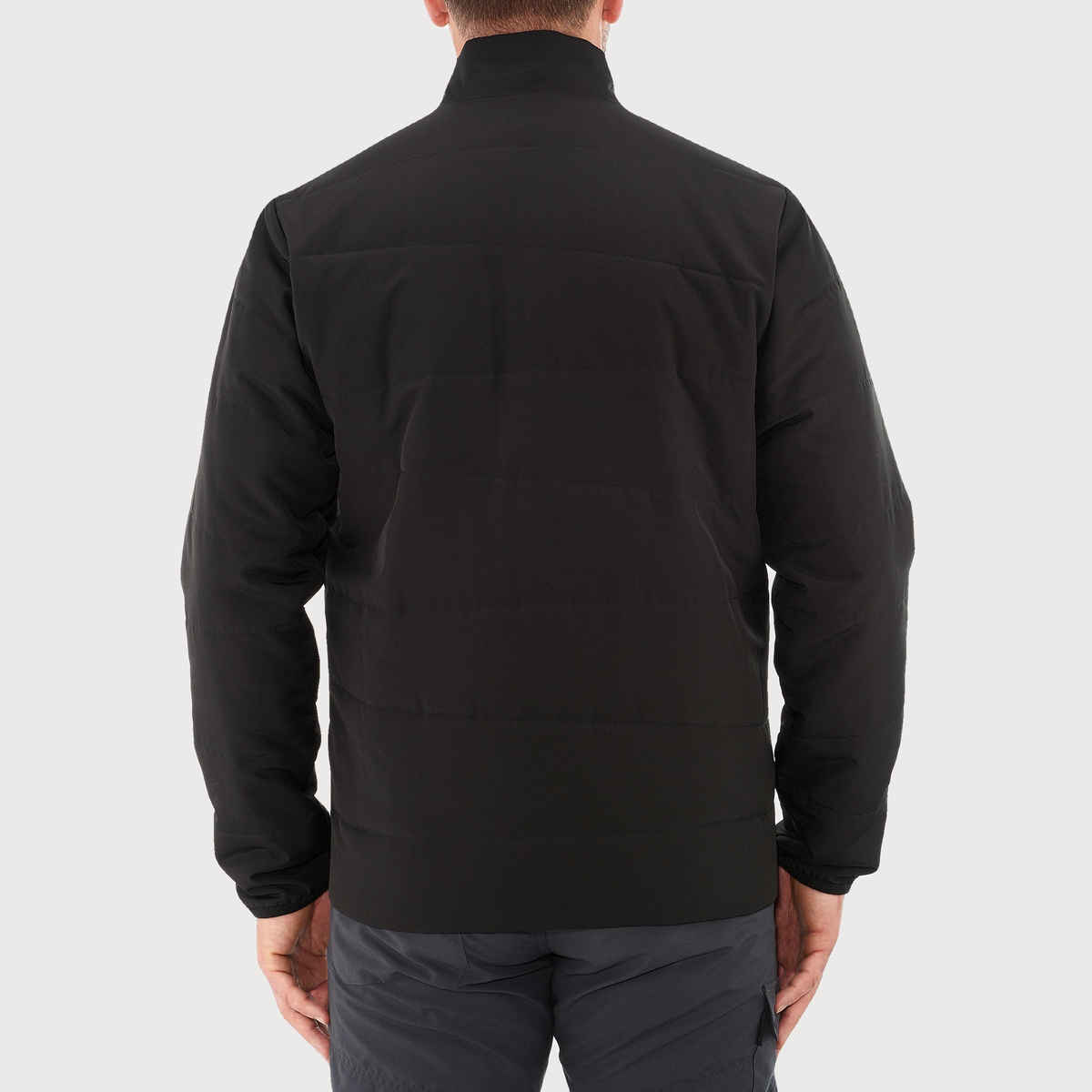 Decathlon Forclaz Men's Puffer Jacket for Trekking | Black | M