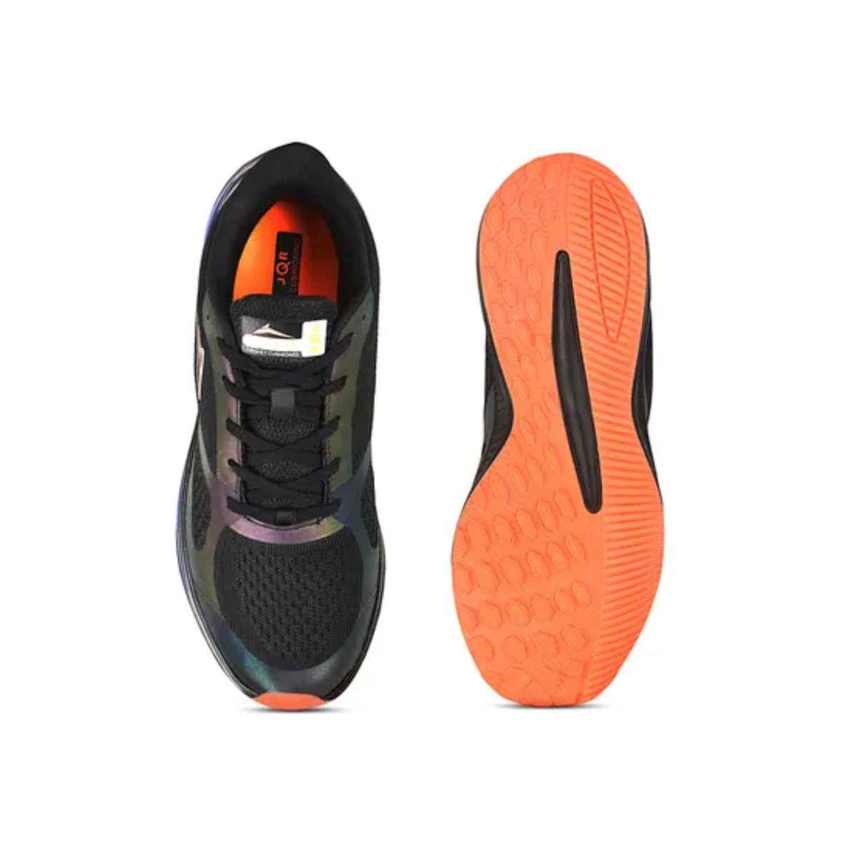 JQR GLOBAL PLUS Men Running Shoes | Black - UK 7