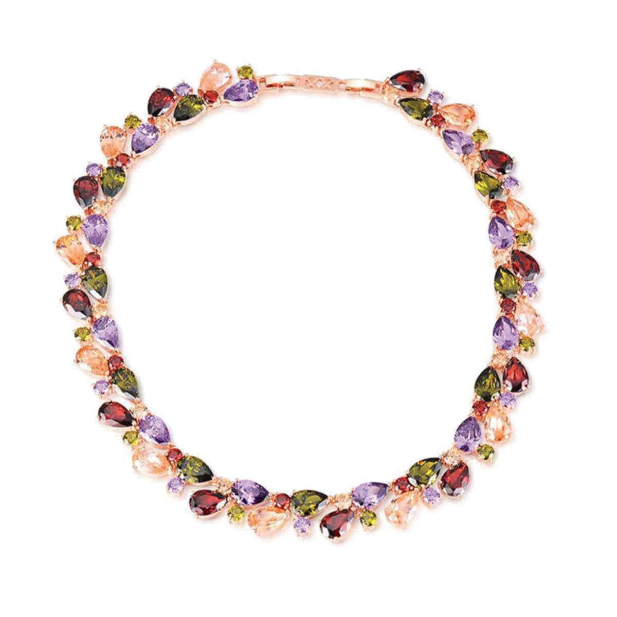 Youbella Aaa Swiss Zircon Necklace Jewellery For Women And Girls(Ybnk - 5626)