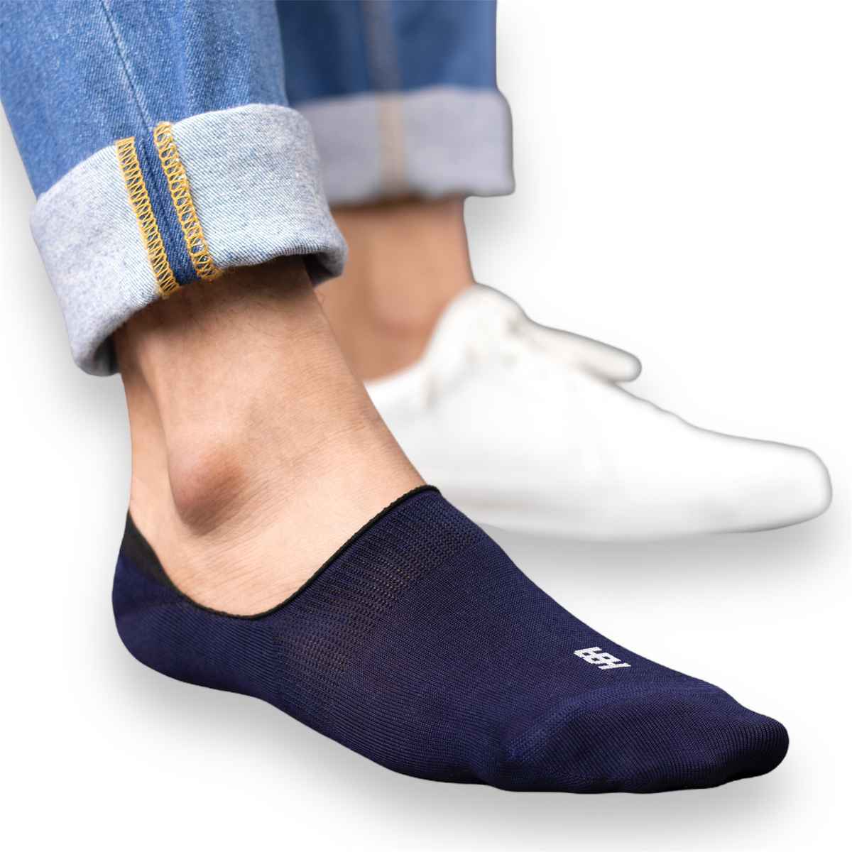 Socksoho Unisex 95% Compact Combed Cotton and 5% Spandex No Show Socks | Purple - UK 7 - 12