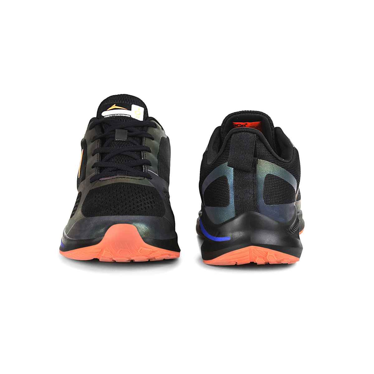 JQR GLOBAL PLUS Men Running Shoes | Black - UK 8