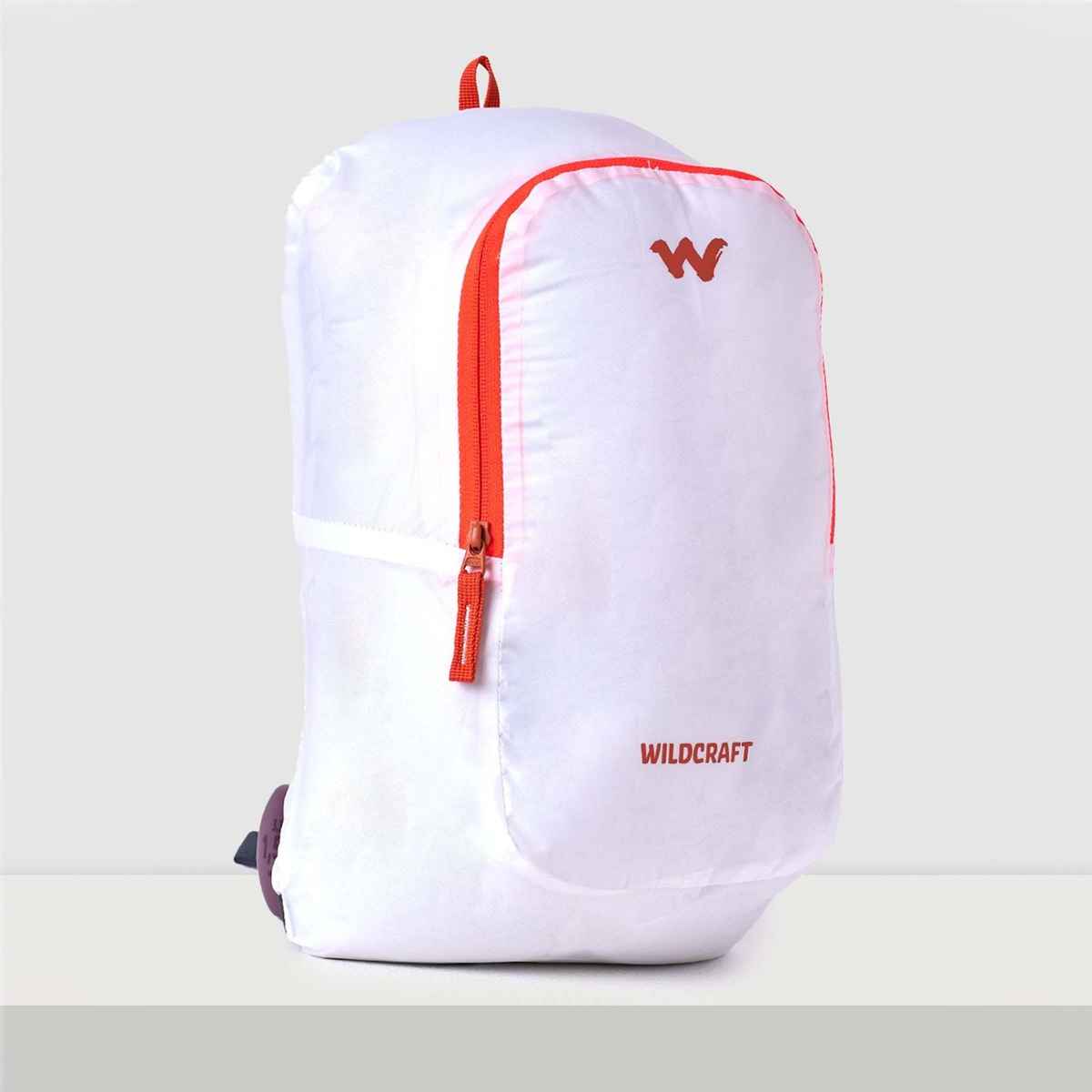 Wildcraft Unisex Polyester 15 L Backpack | Orange and Grey