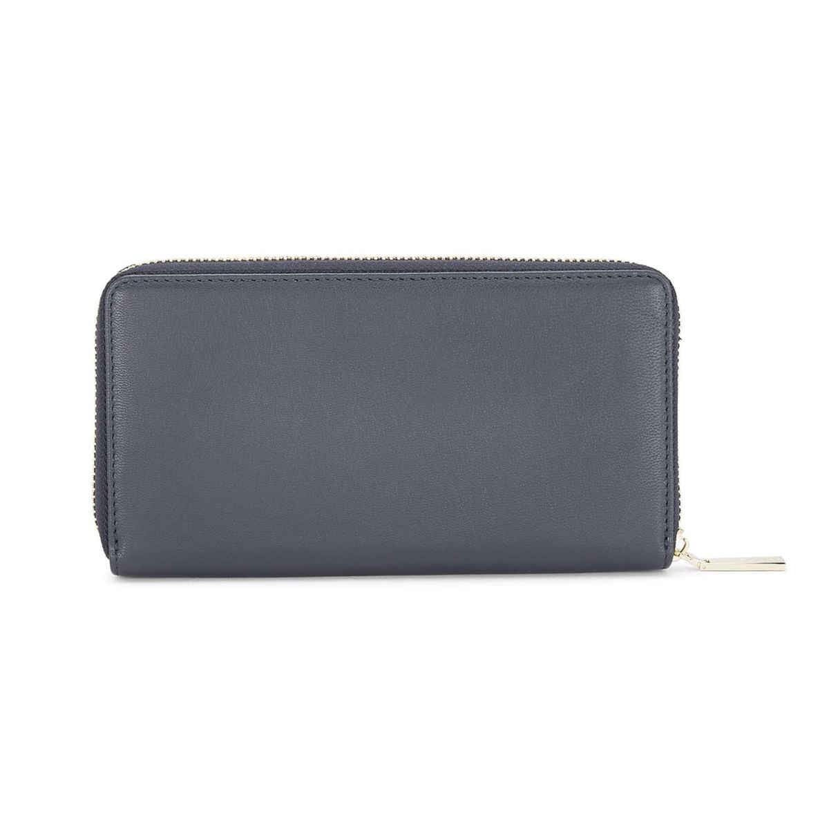 Tommy Hilfiger Women's Solid Leather Wallets | Navy - One Size