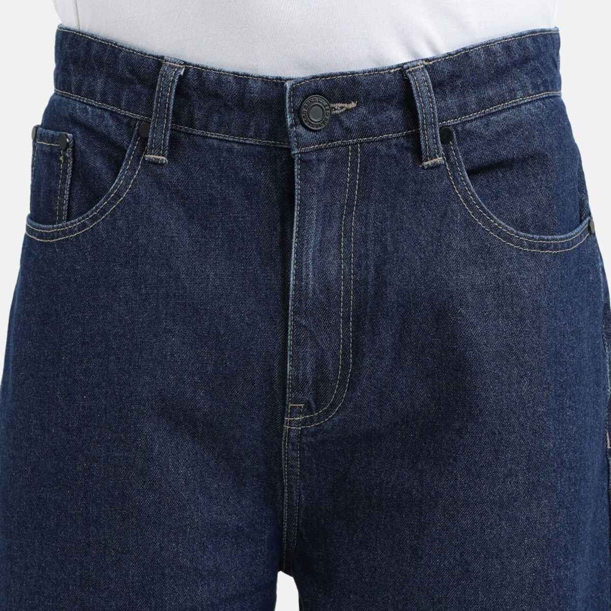 Bene Kleed Men's Baggy Fit Jeans | Blue - 34