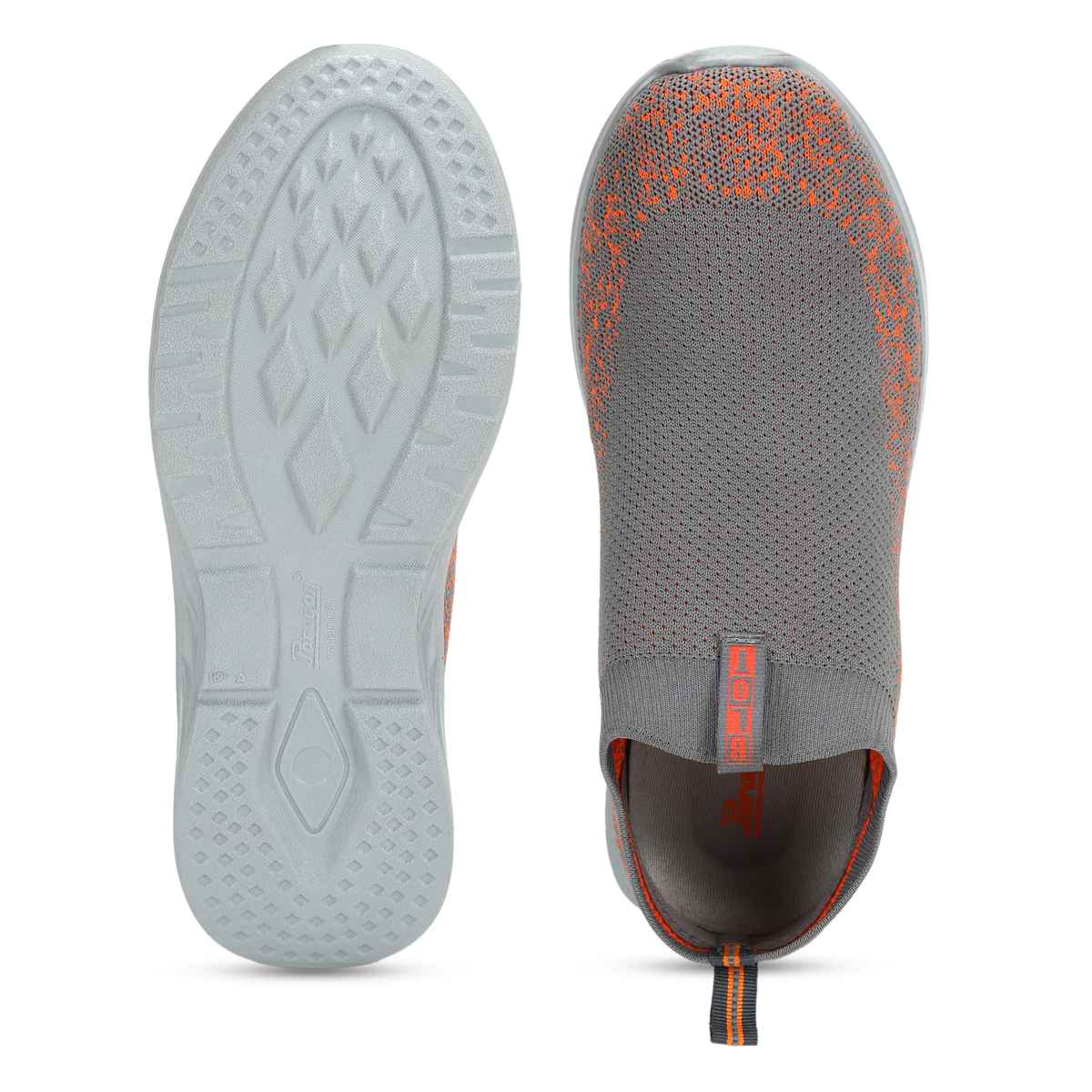 Paragon Men's Grey Pu Sports Shoes PUK3504GS UK 9