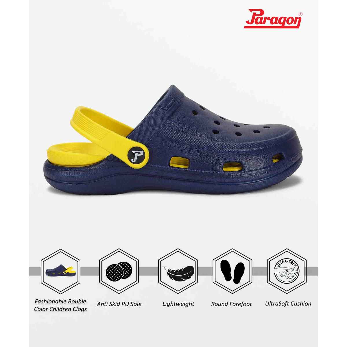 Paragon Kid's Navy Eva Clogs EVK8004C UK 11